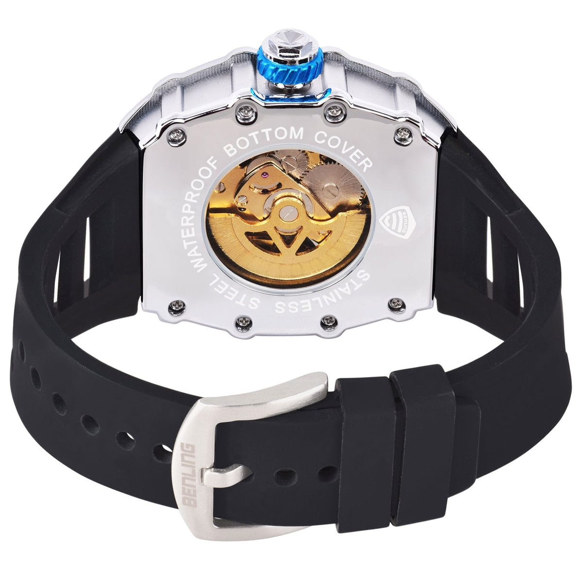 Benling Marvel Series Automatic Watch with Flywheel Unique Dial Luxury Watch - Benling
