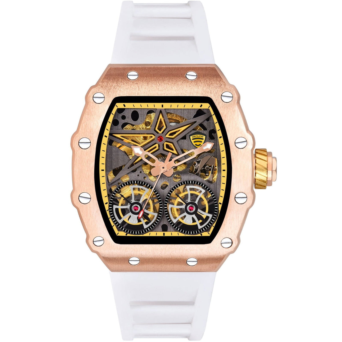 Benling Marvel Series Automatic Watch with Flywheel Unique Dial Luxury Watch - Benling