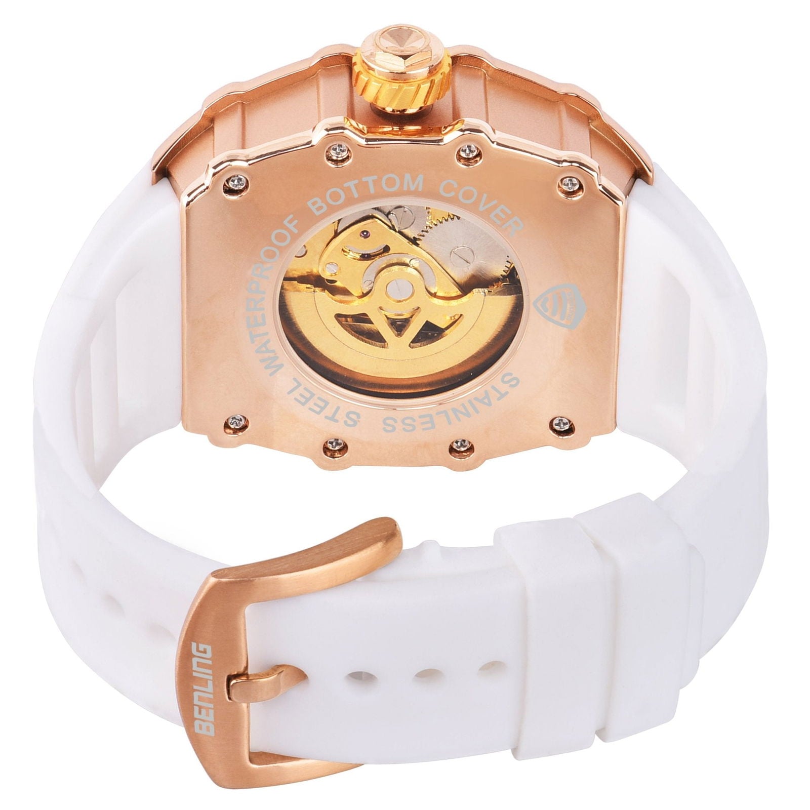 Benling Marvel Series Automatic Watch with Flywheel Unique Dial Luxury Watch