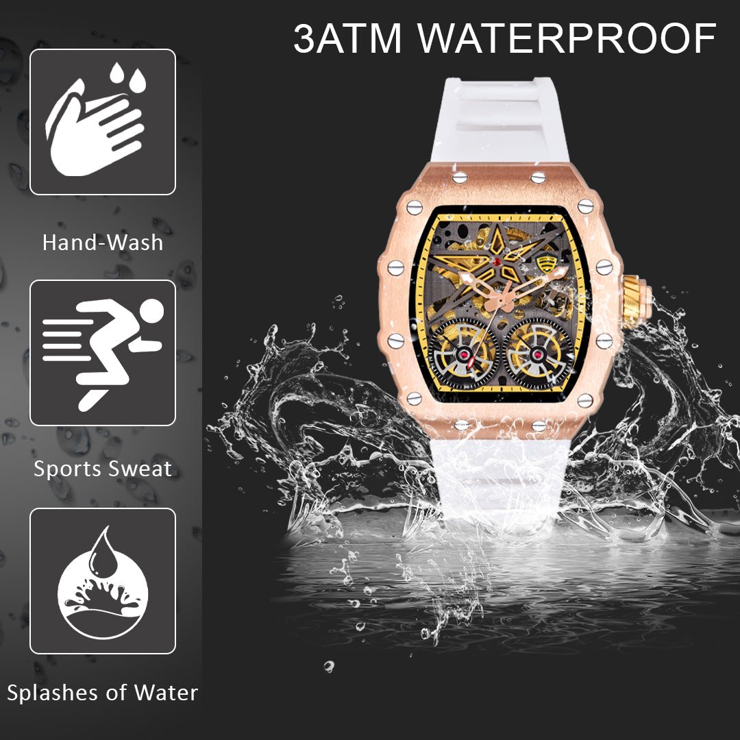 Benling Marvel Series Automatic Watch with Flywheel Unique Dial Luxury Watch