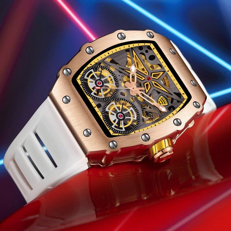Benling Marvel Series Automatic Watch with Flywheel Unique Dial Luxury Watch - Benling