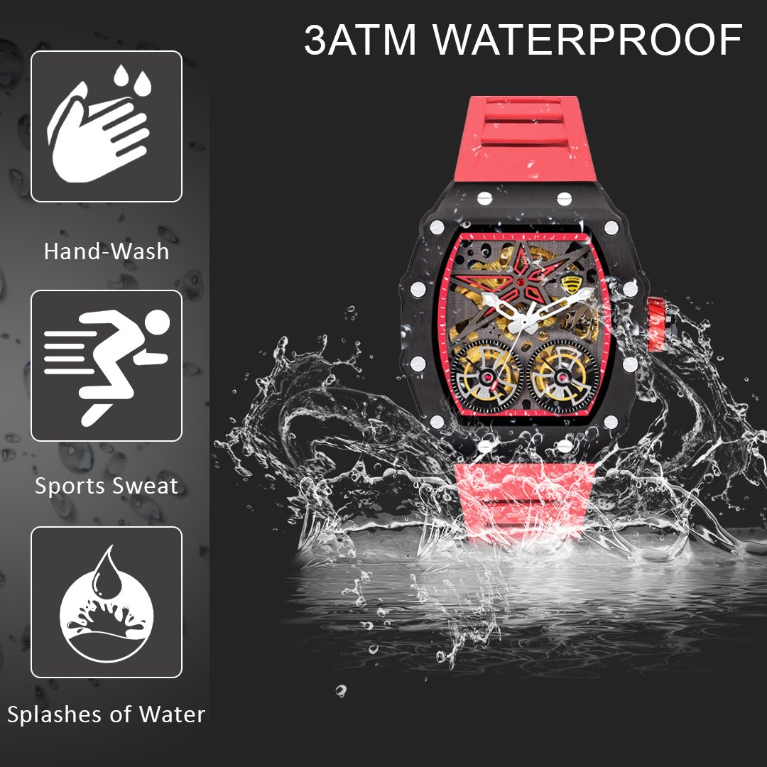 Benling Marvel Series Automatic Watch with Flywheel Unique Dial Luxury Watch