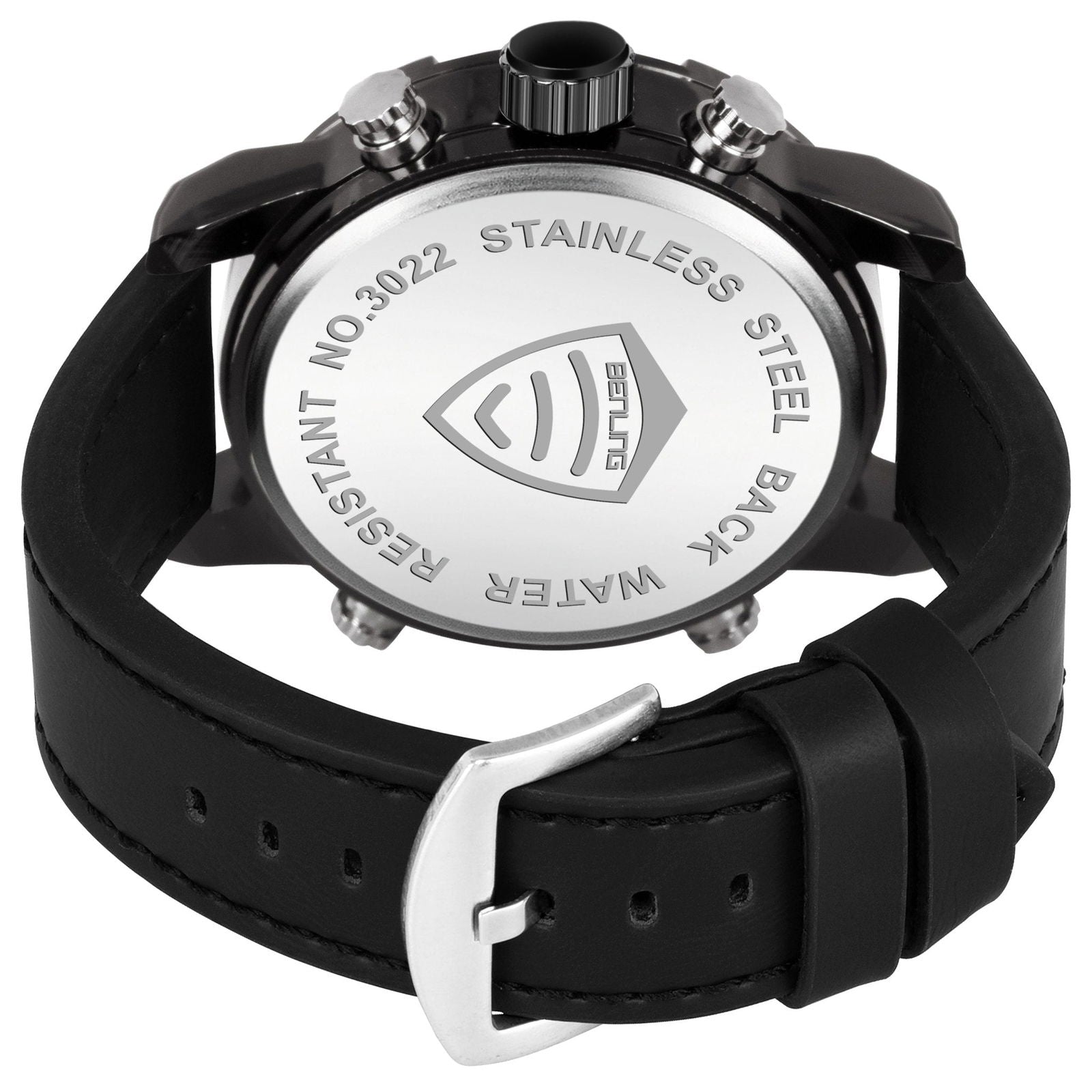 Benling Men’s Stylish and Functional Analog Digital Watch with EL Backlight – BENLING BL-1005