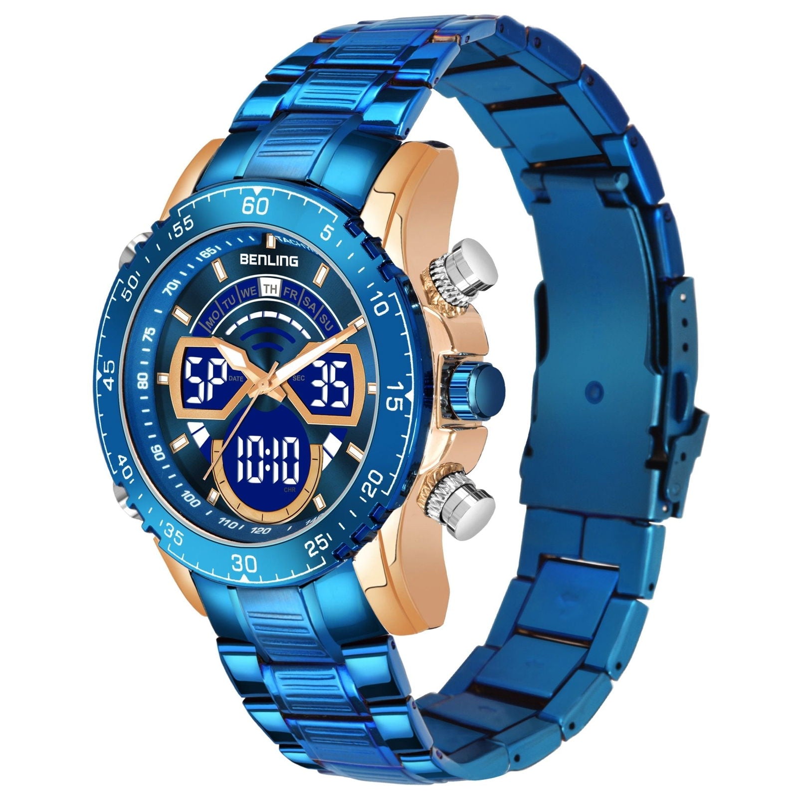 Benling Stylish Analog Digital Watch with EL Backlight BENLING BL 10
