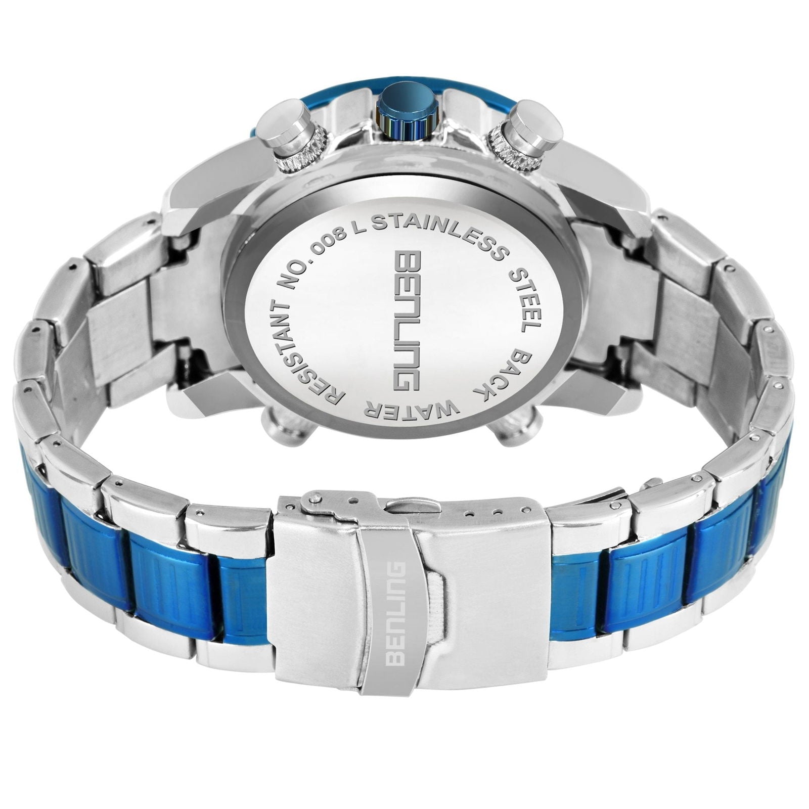 Benling Stylish Analog Digital Watch with EL Backlight – BENLING BL-1034