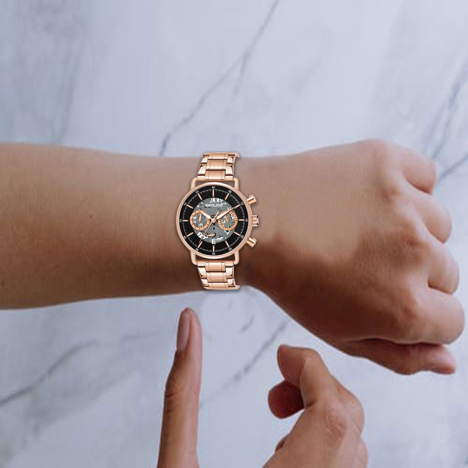 Benling TimeMaster Chronograph Watch for Men