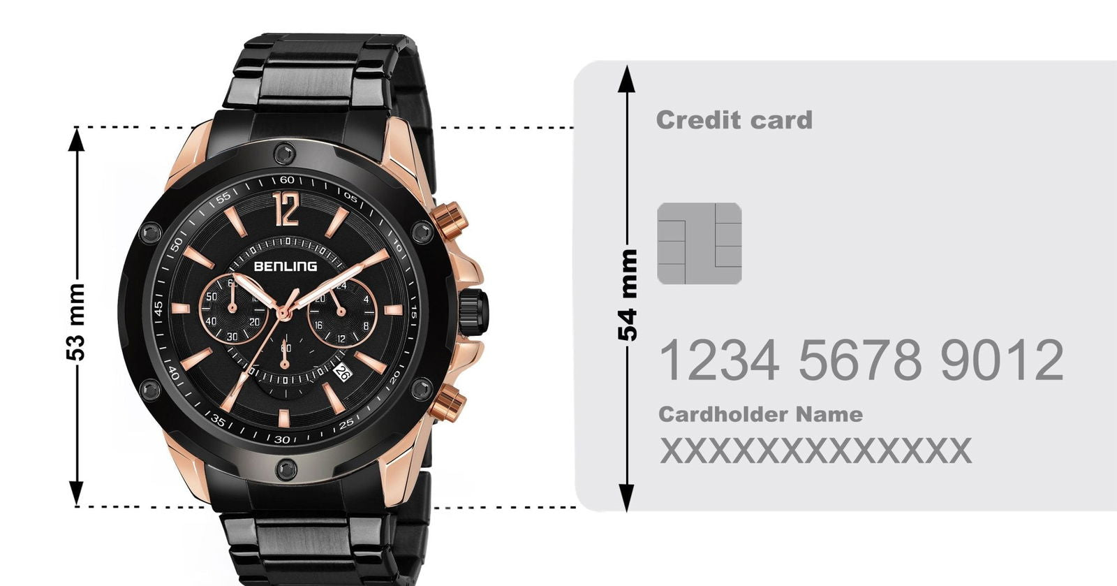 Benling Velocity ChronoMaster Watch - Multifunctional