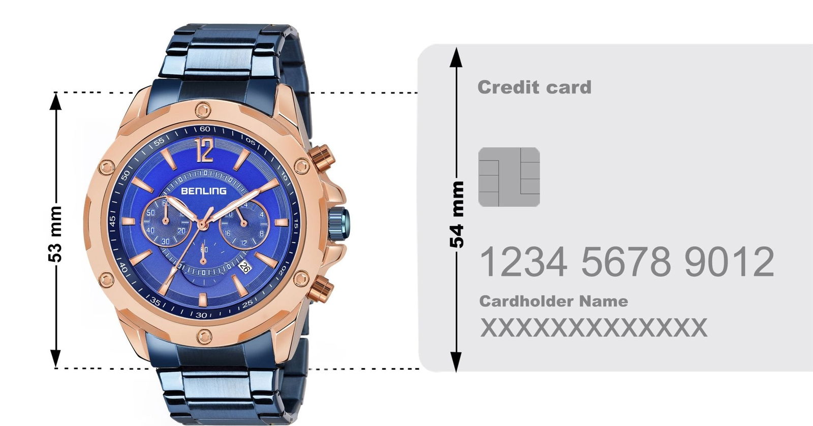 Benling Velocity ChronoMaster Watch - Multifunctional