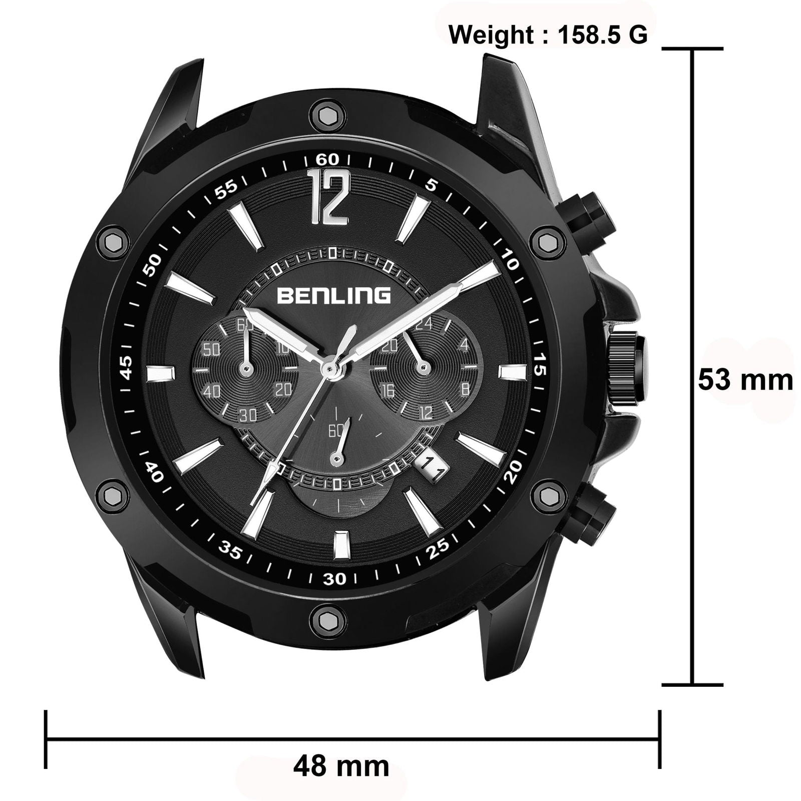 Benling Velocity ChronoMaster Watch - Multifunctional