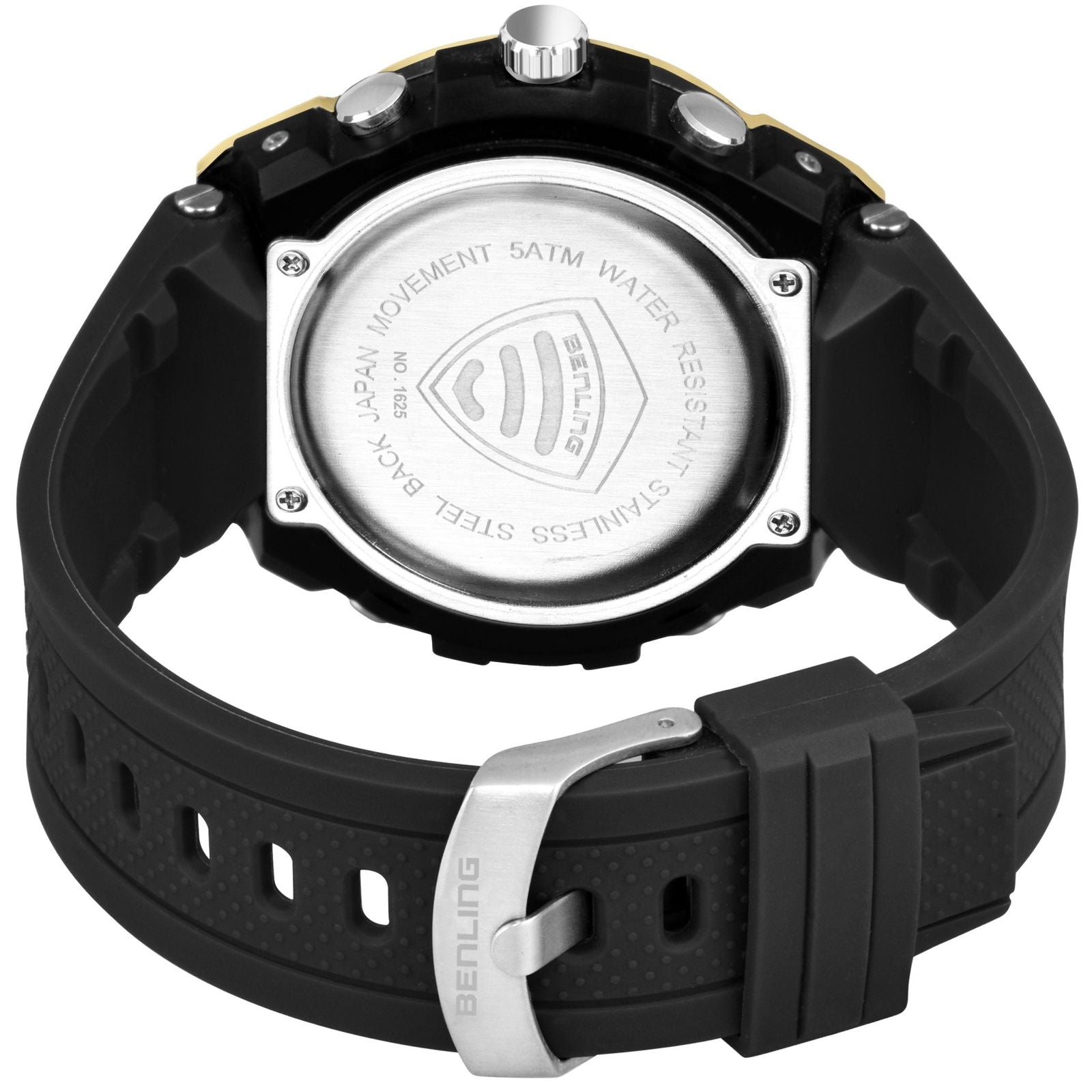 Benling Versatile Analog Digital Watch with EL Backlight-SKBLANDG-6004