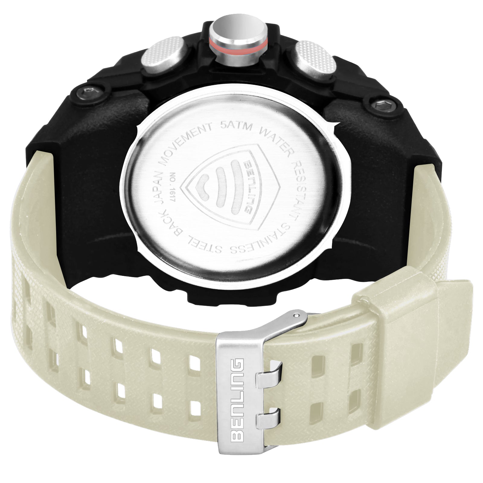 Benling Men’s 5-Color Analog Digital Watch – SKBLANDG-6008