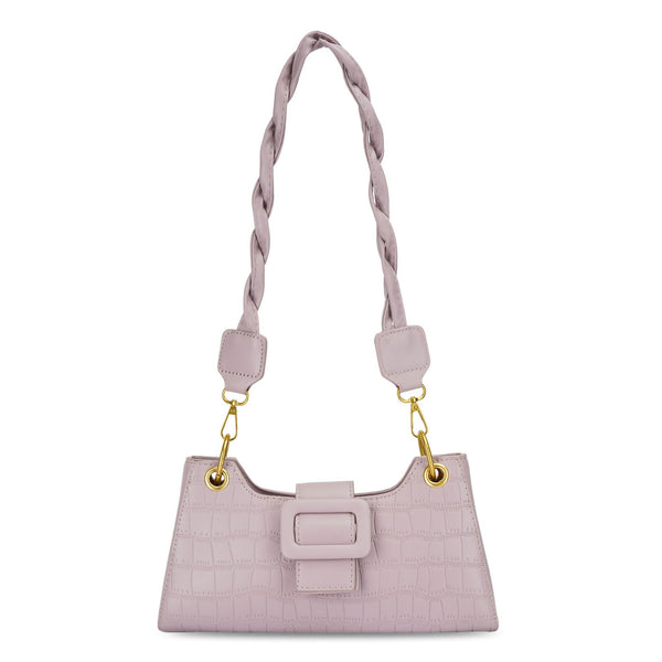 Croc Embossed Crossbody Bag for Women