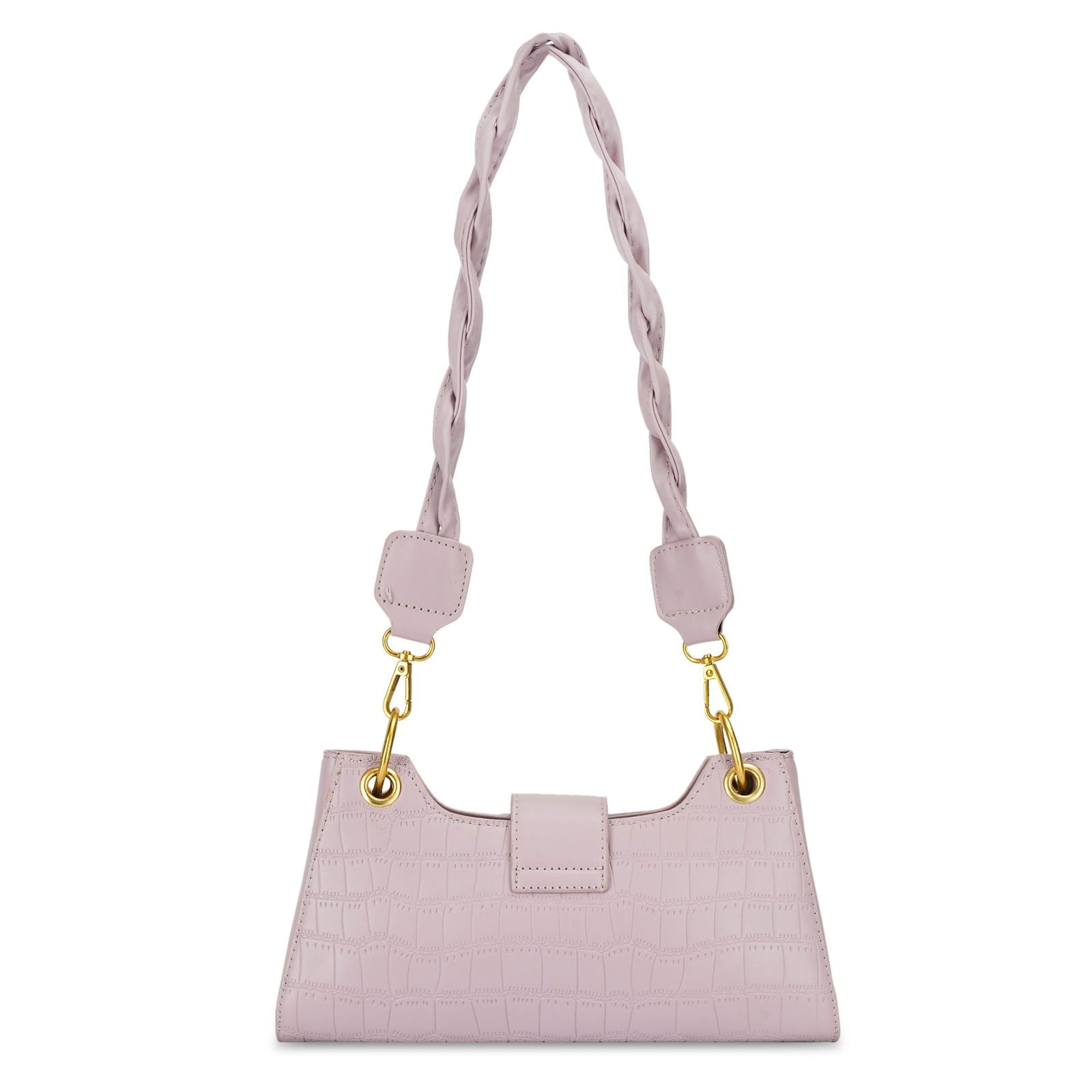 Croc Embossed Crossbody Bag for Women