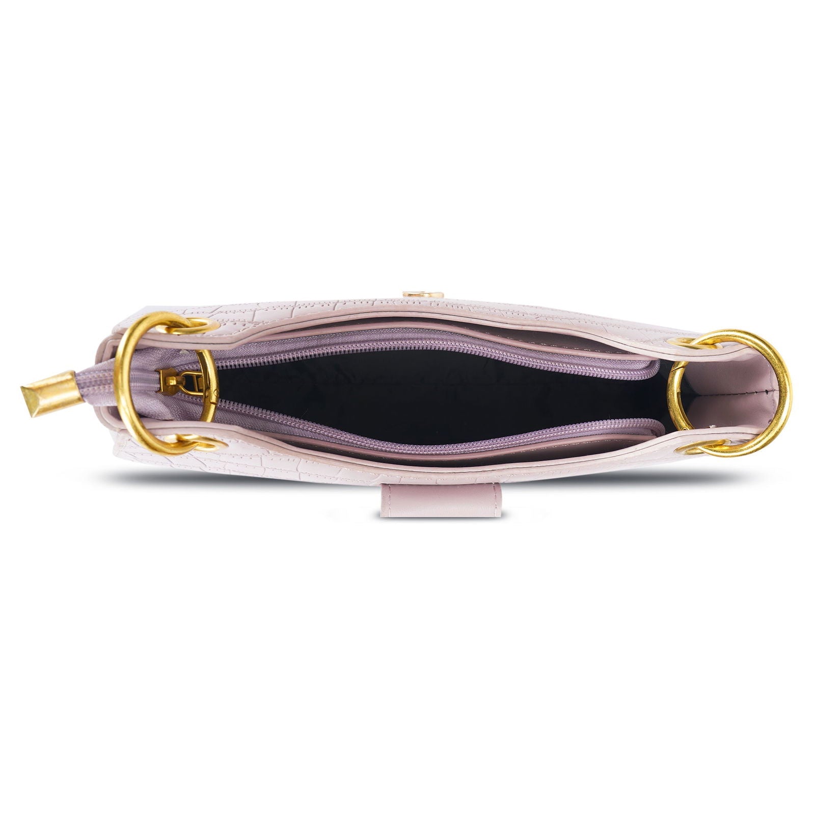 Croc Embossed Crossbody Bag for Women