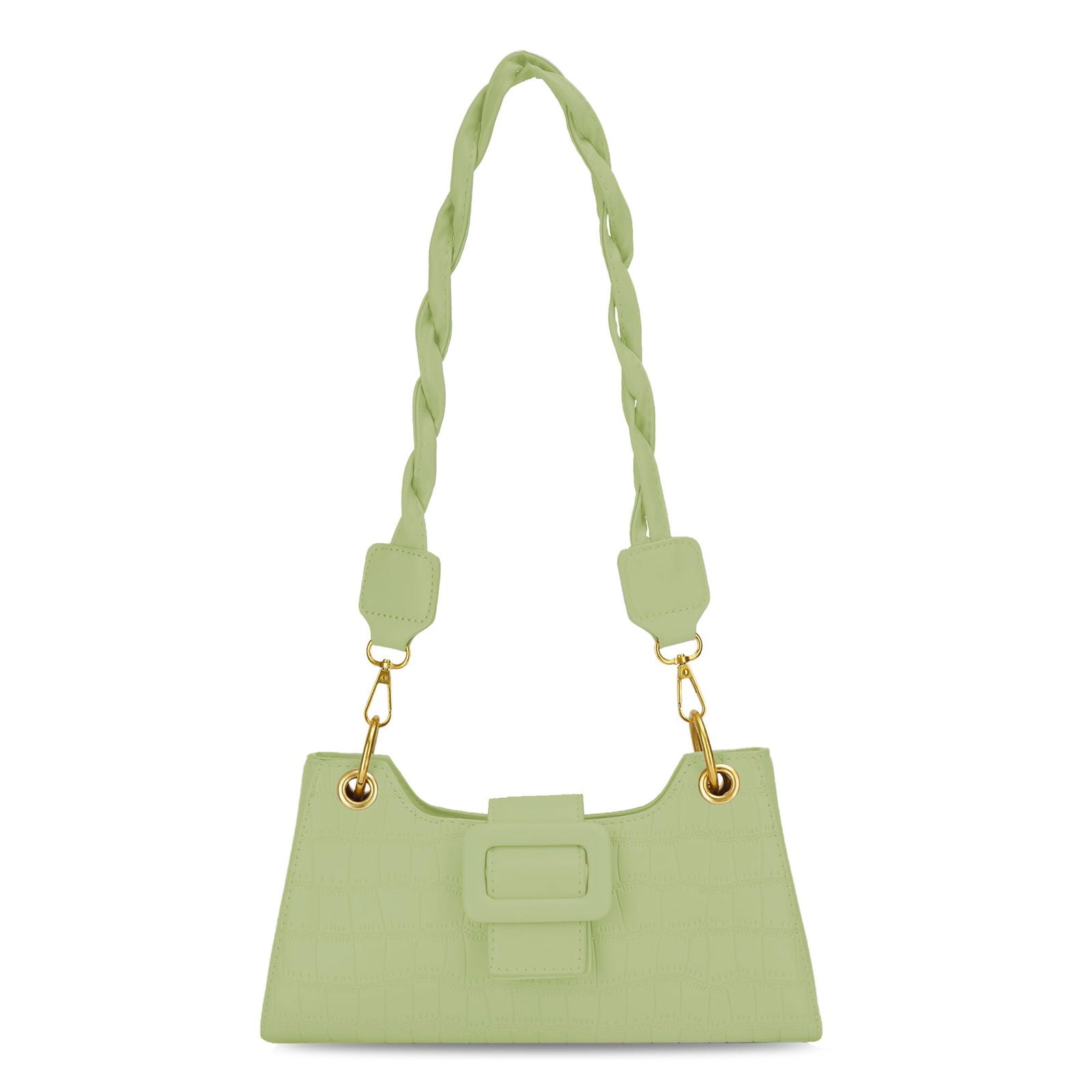 Croc Embossed Crossbody Bag for Women