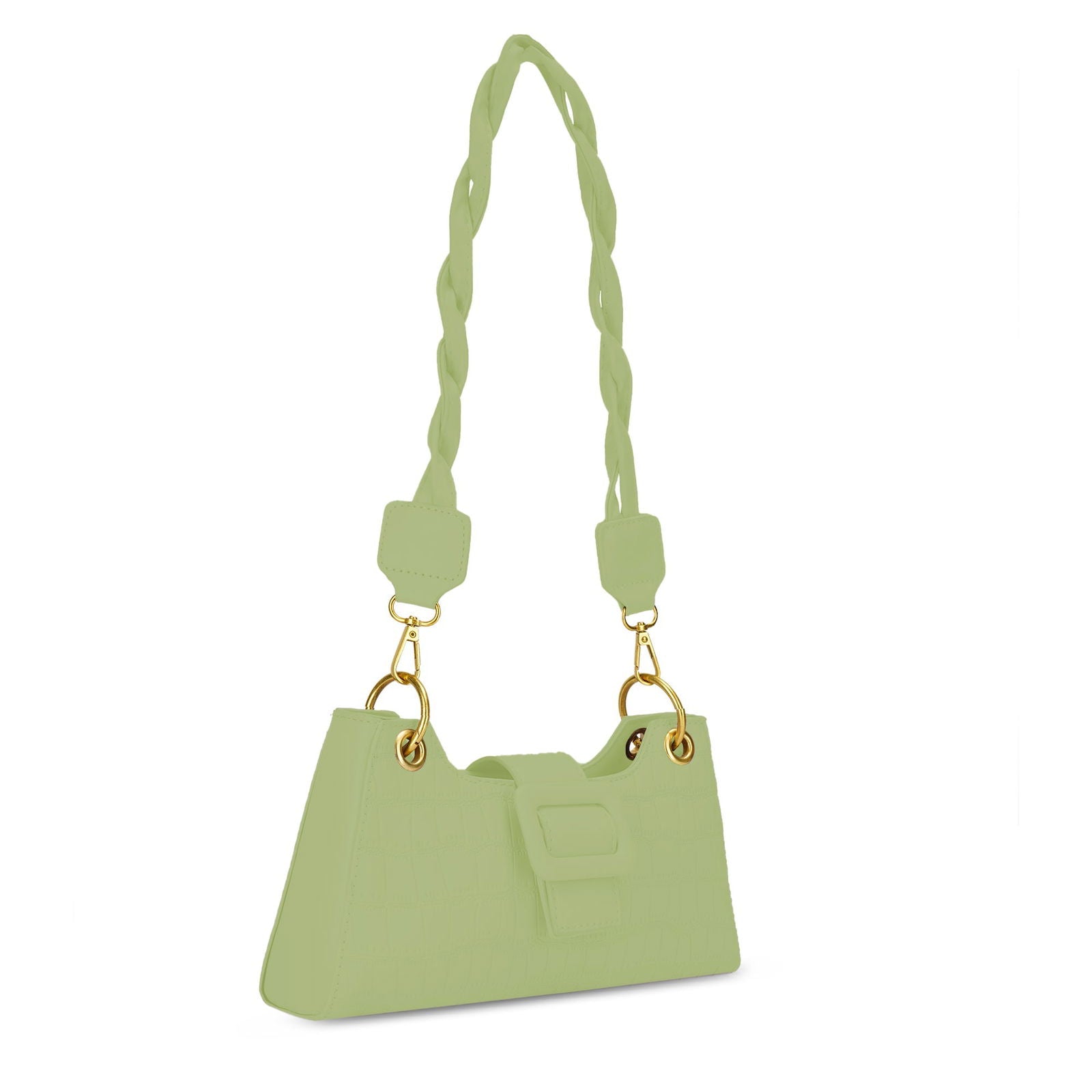 Croc Embossed Crossbody Bag for Women