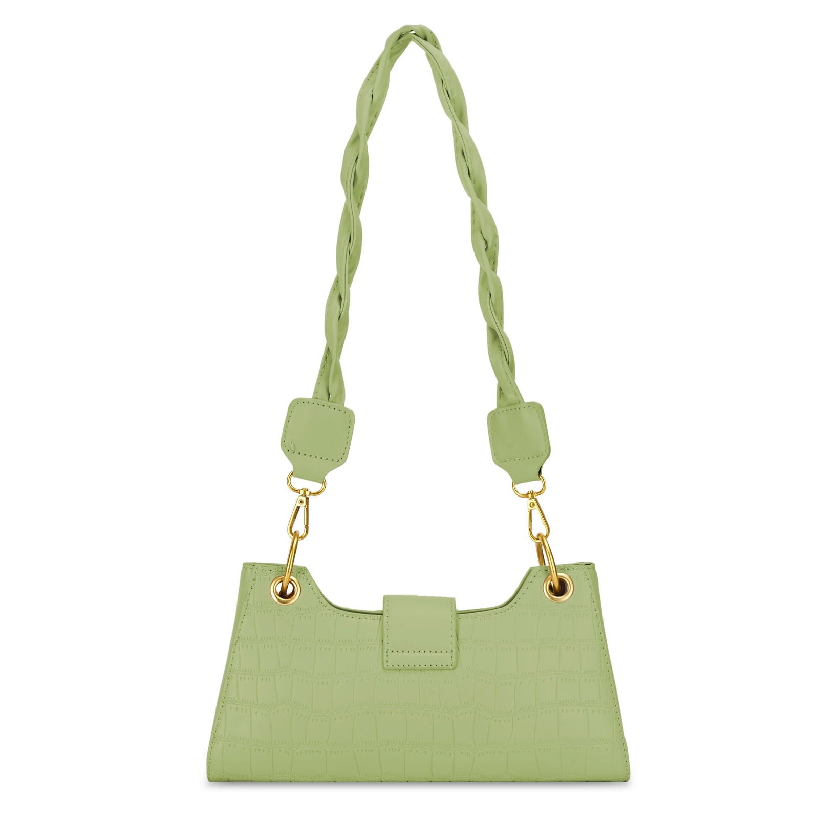 Croc Embossed Crossbody Bag for Women