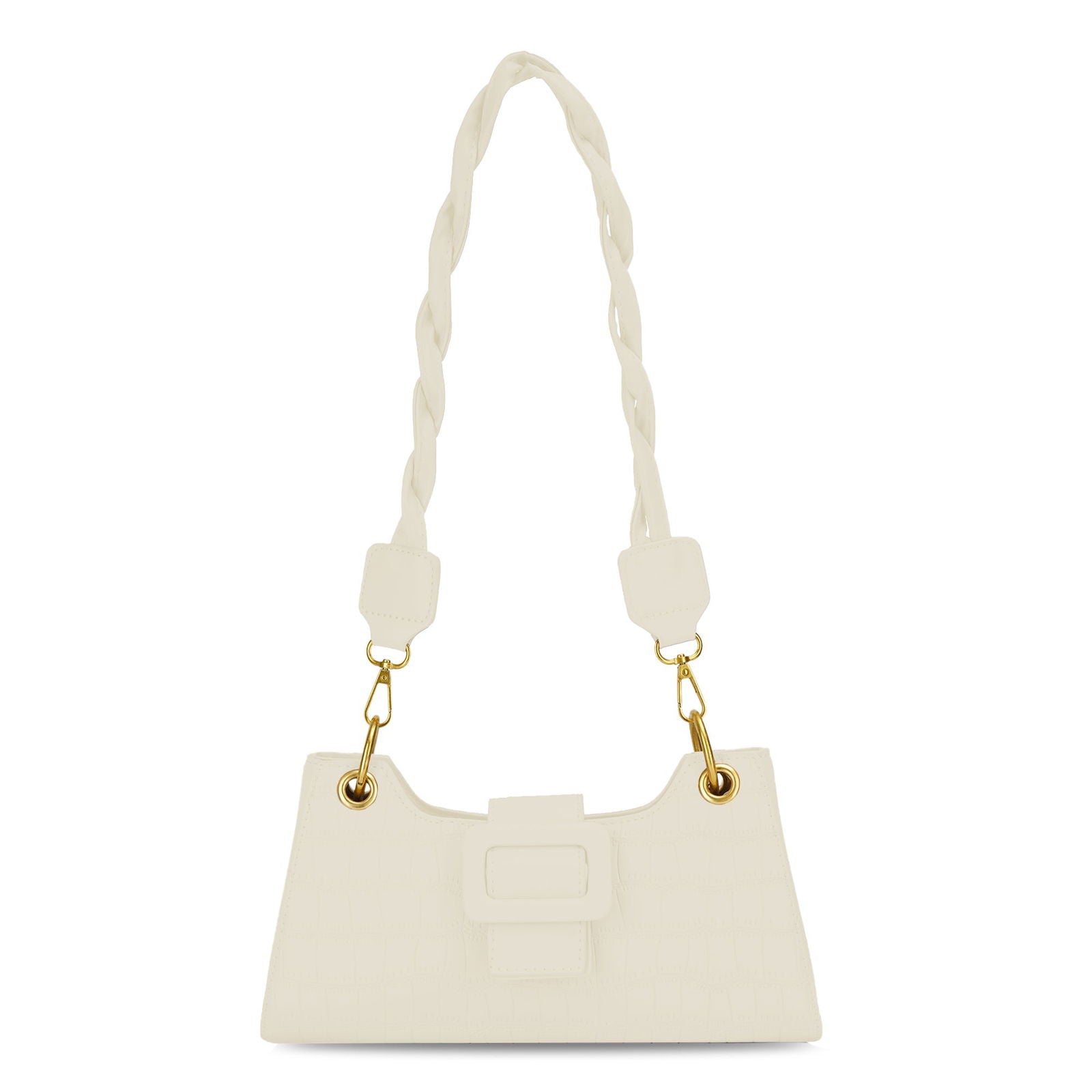 Croc Embossed Crossbody Bag for Women