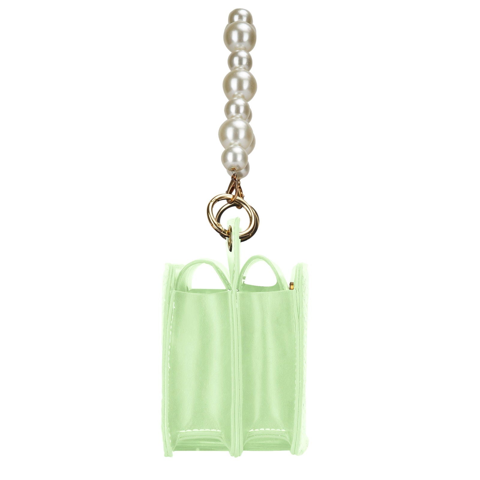 Croc Embossed Crossbody Bag with Pearl Handle