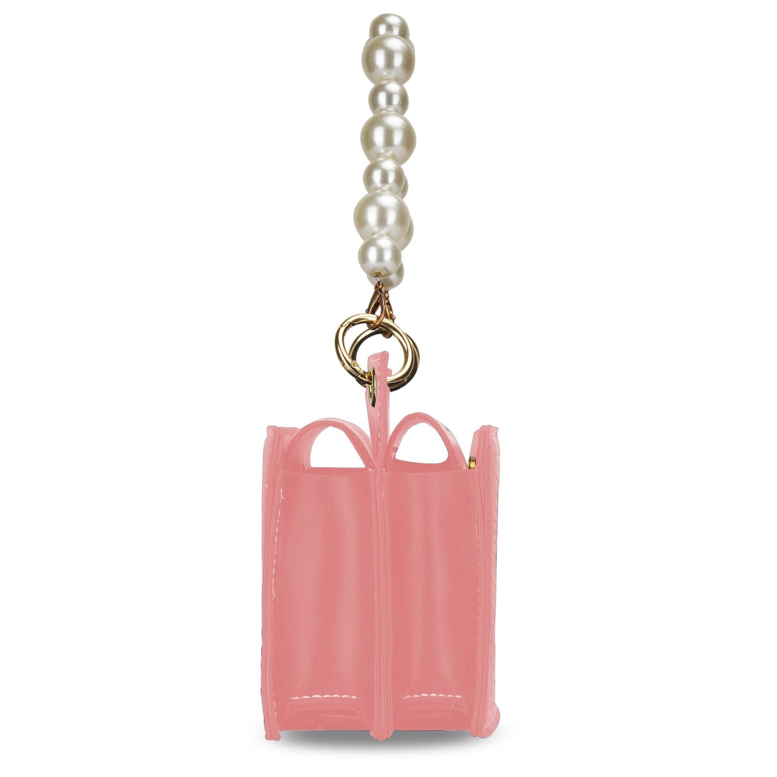 Croc Embossed Crossbody Bag with Pearl Handle