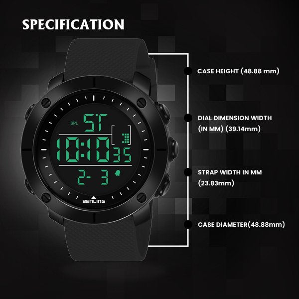 Digital Watch For All Occasion | Multi-Color |6058