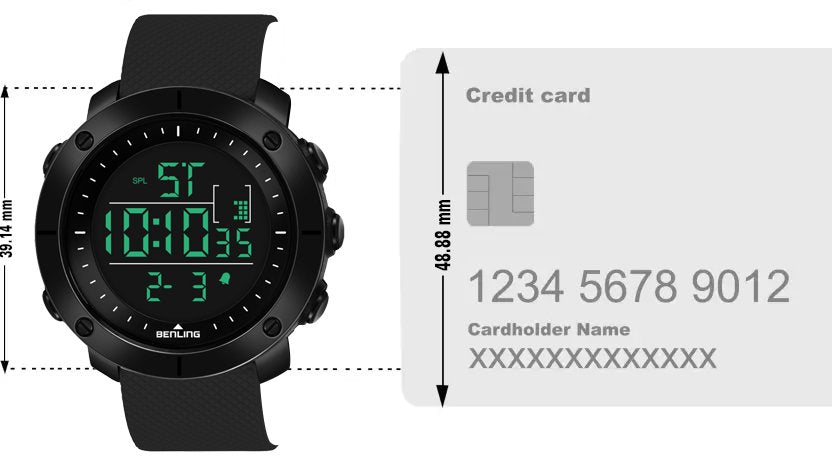 Digital Watch For All Occasion | Multi-Color |6058