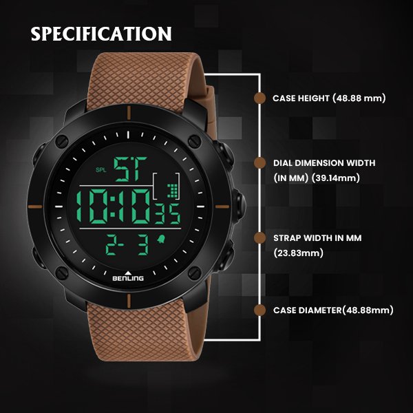 Digital Watch For All Occasion | Multi-Color |6058