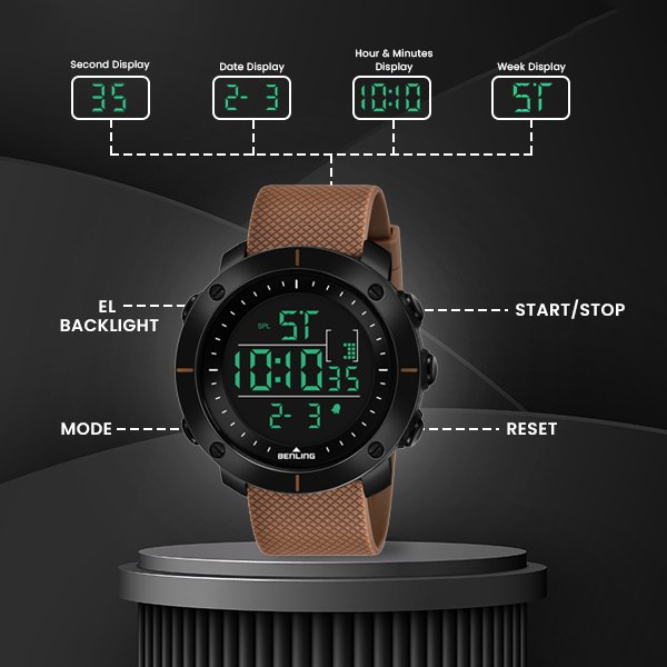 Digital Watch For All Occasion | Multi-Color |6058