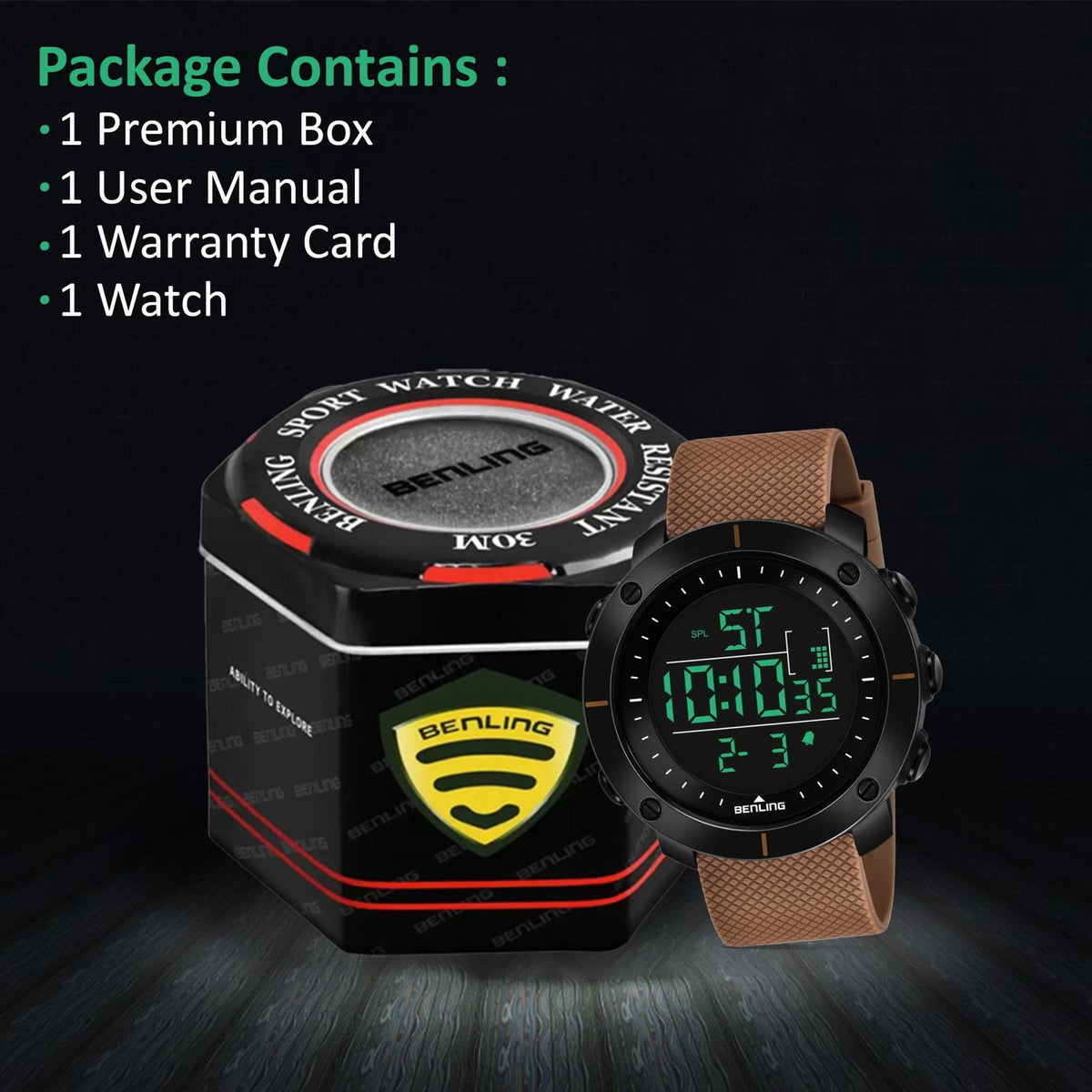 Digital Watch For All Occasion | Multi-Color |6058 - Benling