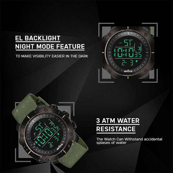 Digital Watch For All Occasion | Multi-Color |6058