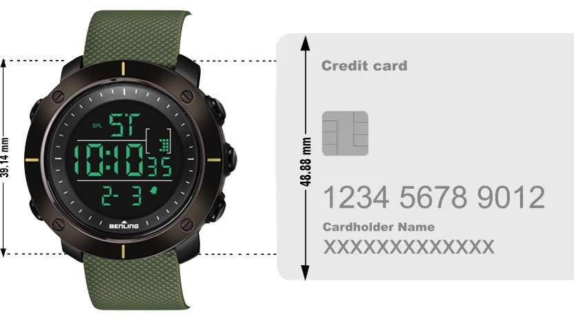 Digital Watch For All Occasion | Multi-Color |6058