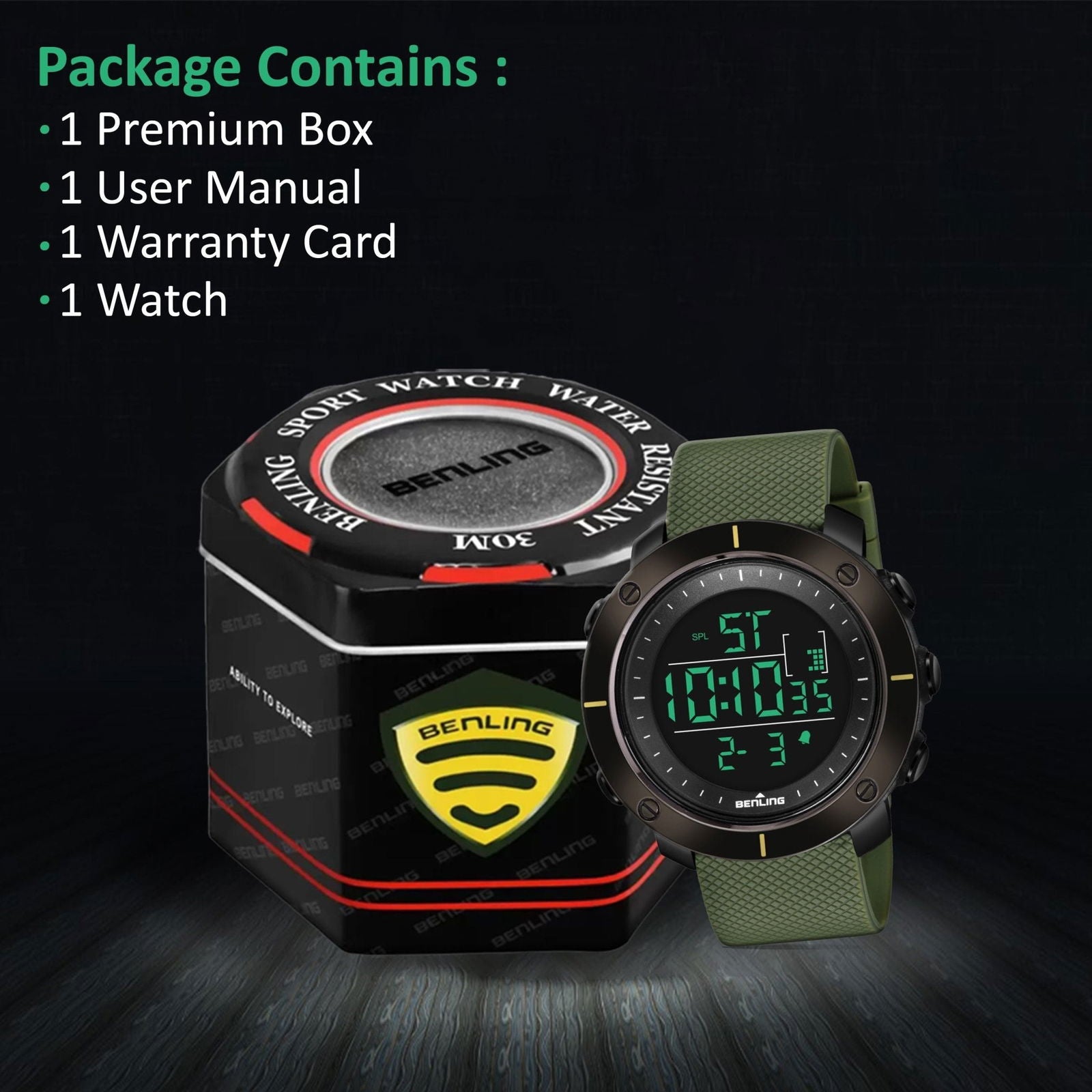 Digital Watch For All Occasion | Multi-Color |6058