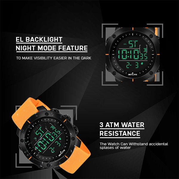 Digital Watch For All Occasion | Multi-Color |6058
