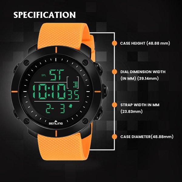 Digital Watch For All Occasion | Multi-Color |6058