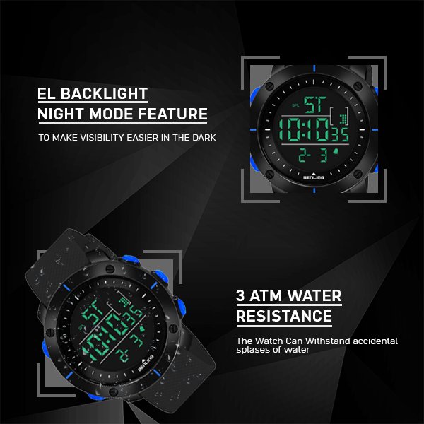 Digital Watch For All Occasion | Multi-Color |6058