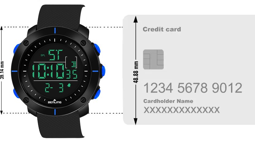 Digital Watch For All Occasion | Multi-Color |6058