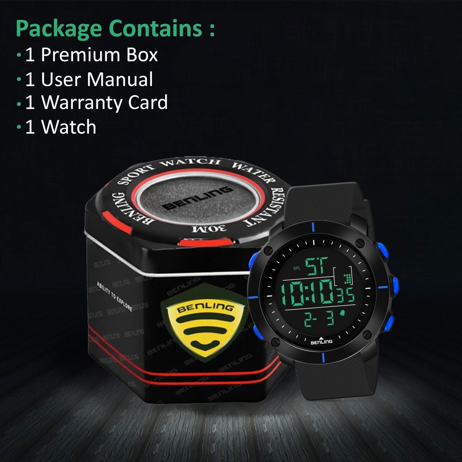 Digital Watch For All Occasion | Multi-Color |6058