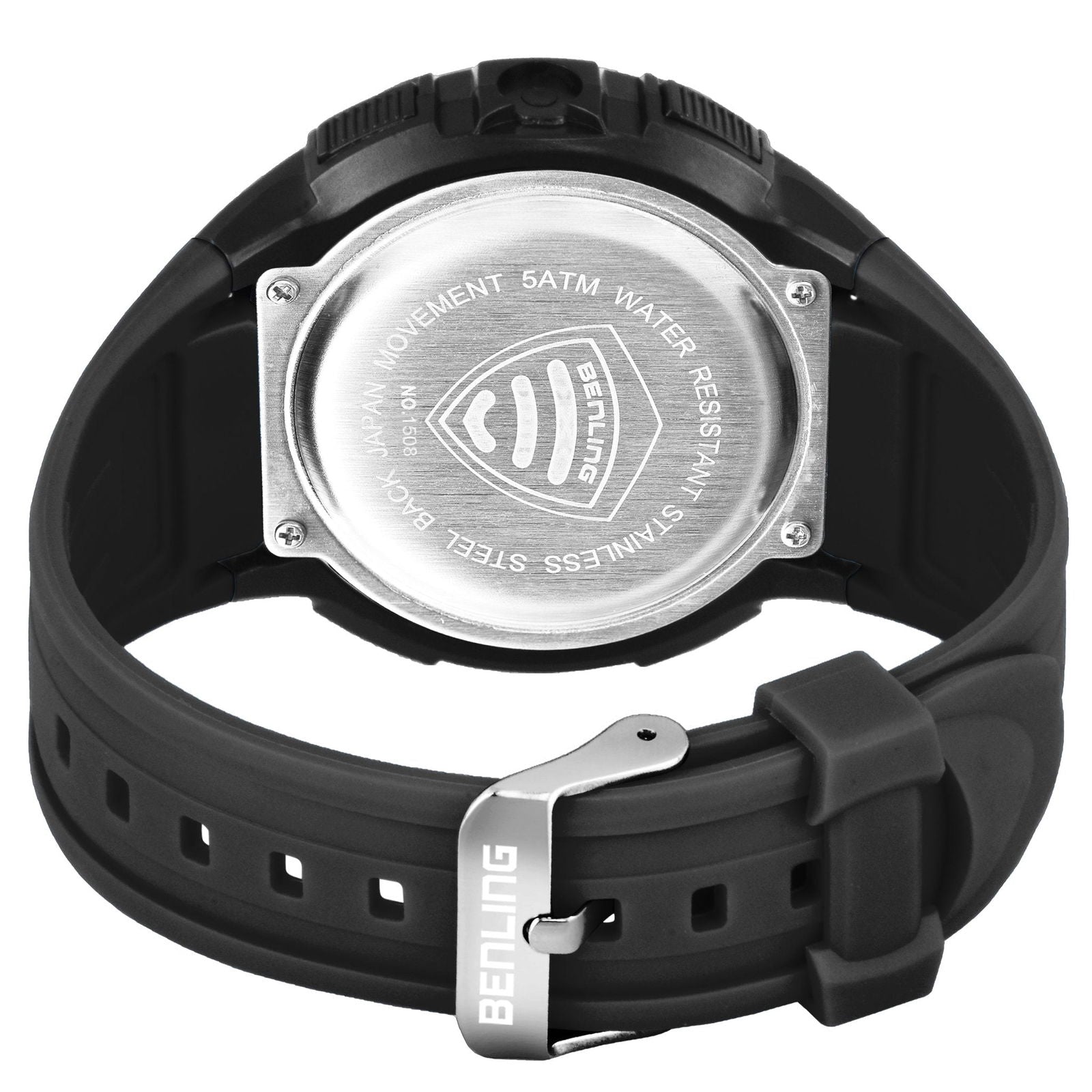 Digital Wrist Watch with Led Backlight | Stopwatch | Calendar | Sports – For Men | Boys | 6054