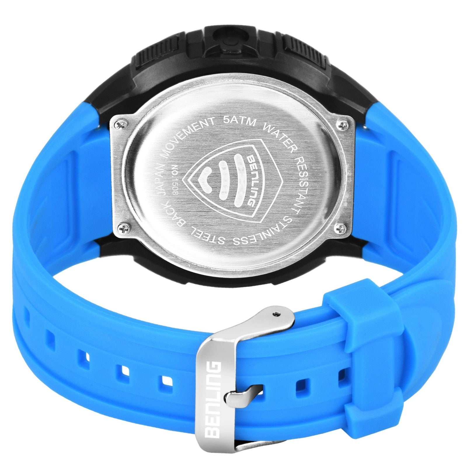 Digital Wrist Watch with Led Backlight | Stopwatch | Calendar | Sports – For Men | Boys | 6054