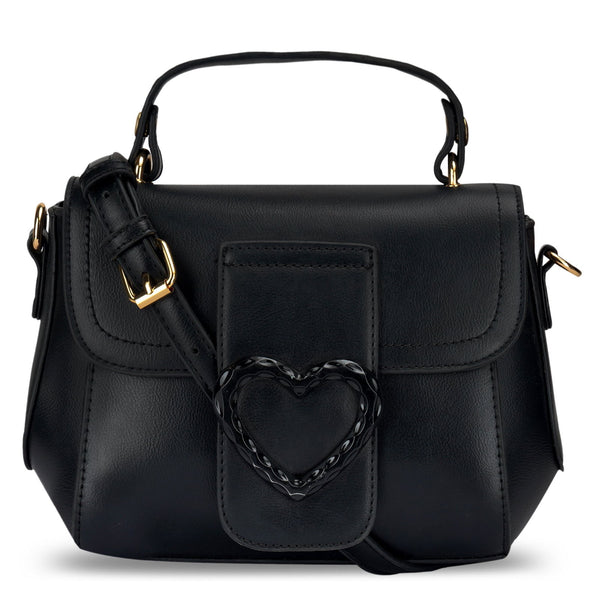 Heart Locked Crossbody Bag for Women