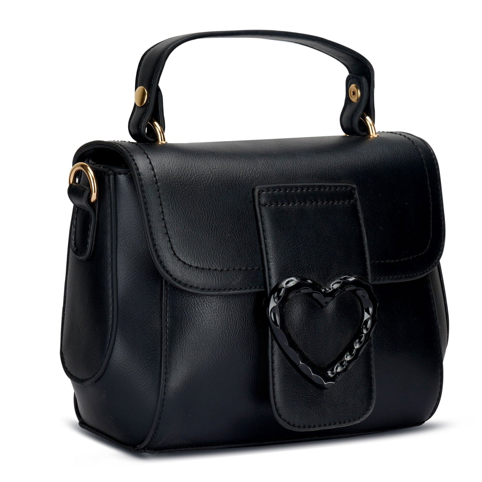 Heart Locked Crossbody Bag for Women