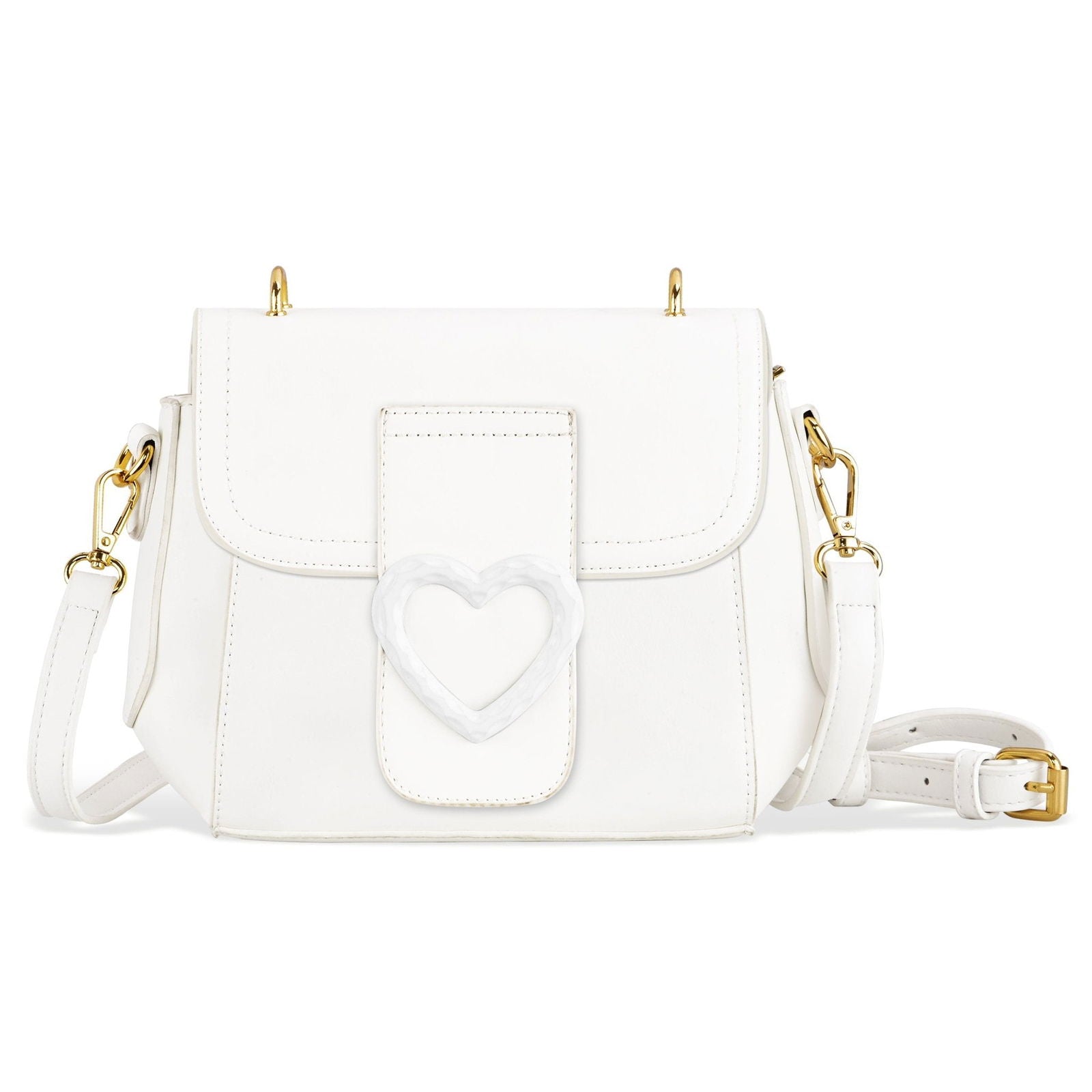 Heart Locked Crossbody Bag for Women