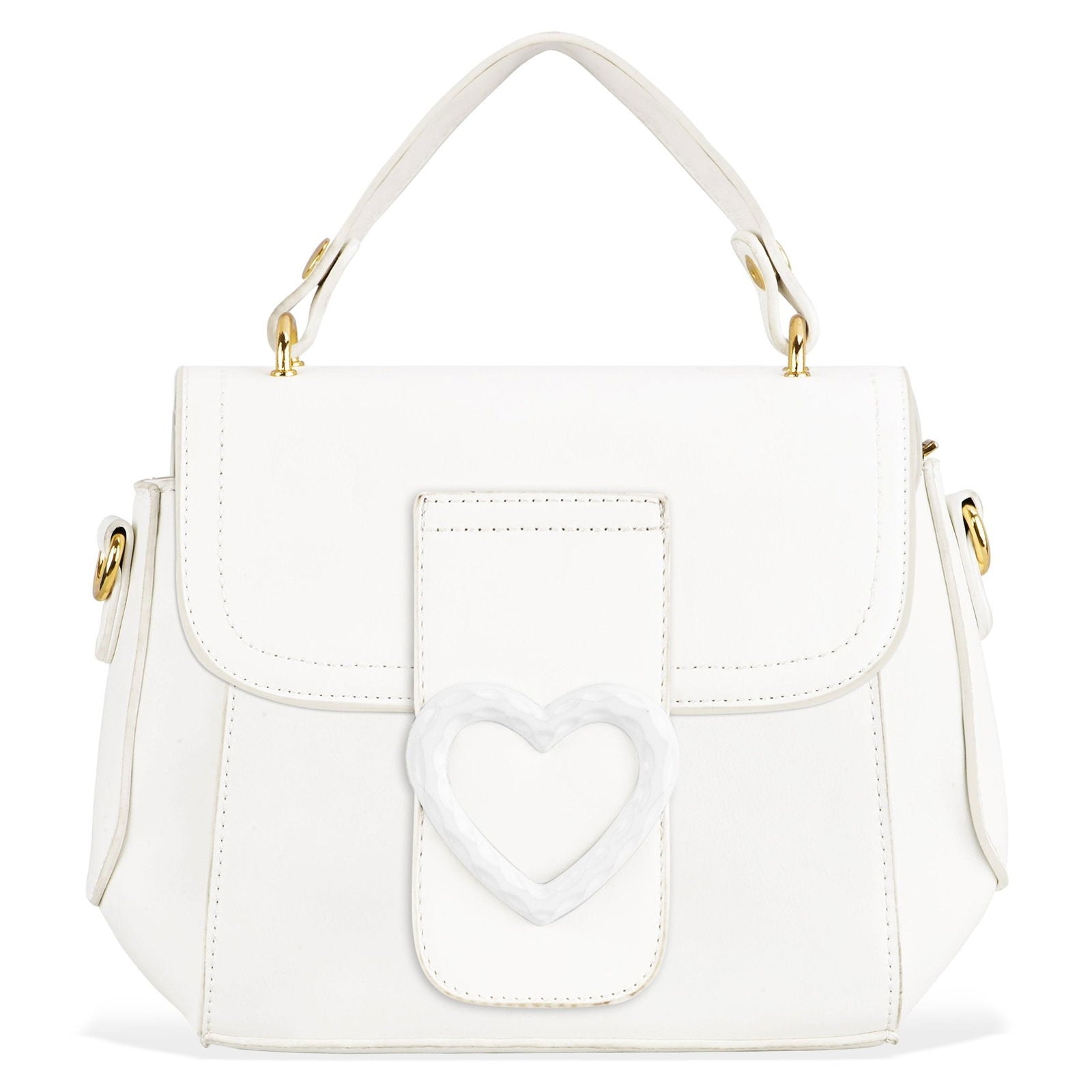 Heart Locked Crossbody Bag for Women