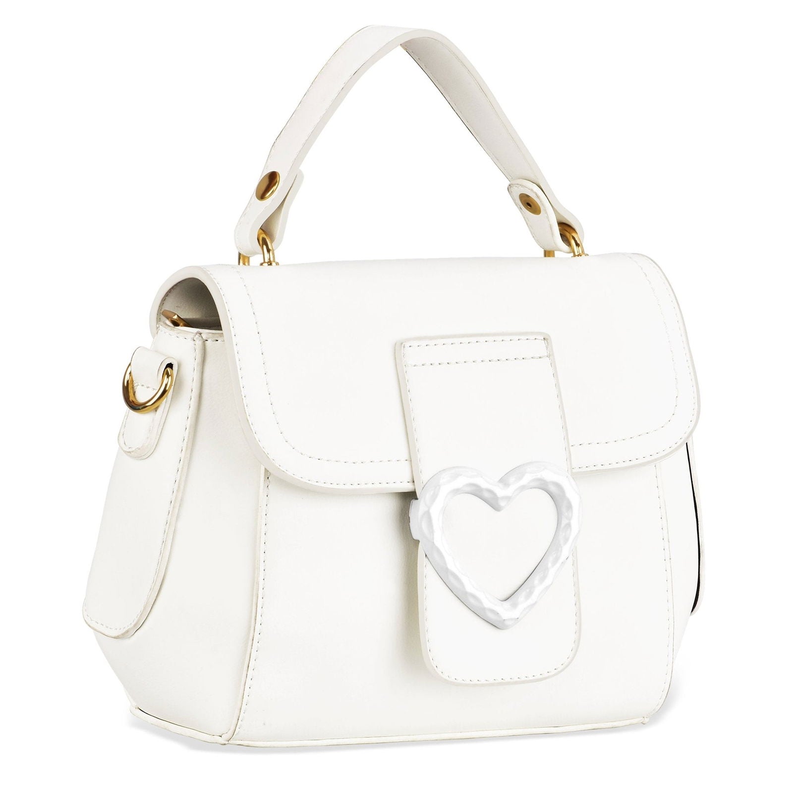 Heart Locked Crossbody Bag for Women