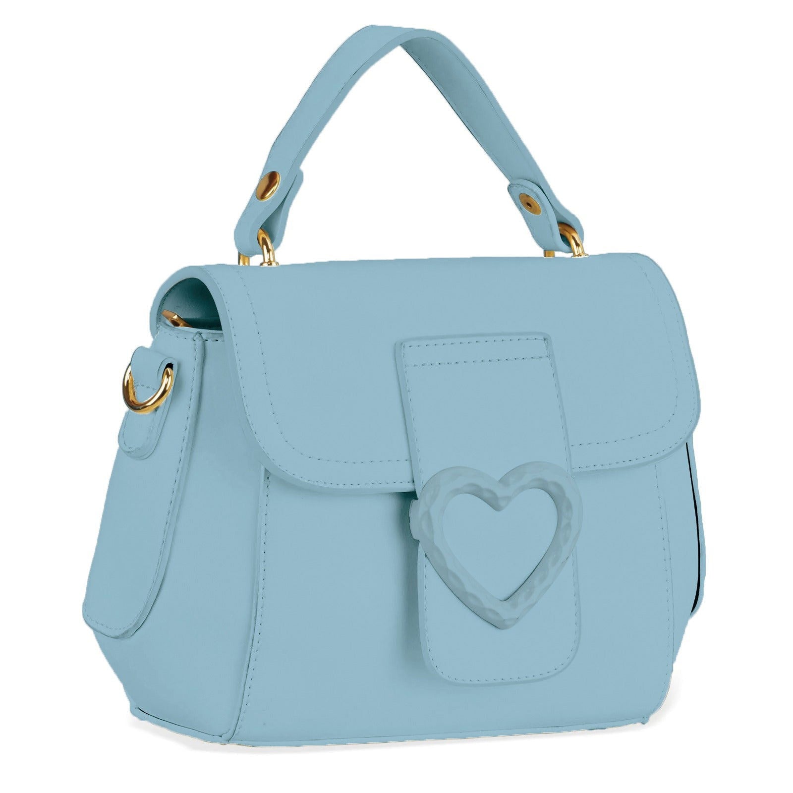 Heart Locked Crossbody Bag for Women