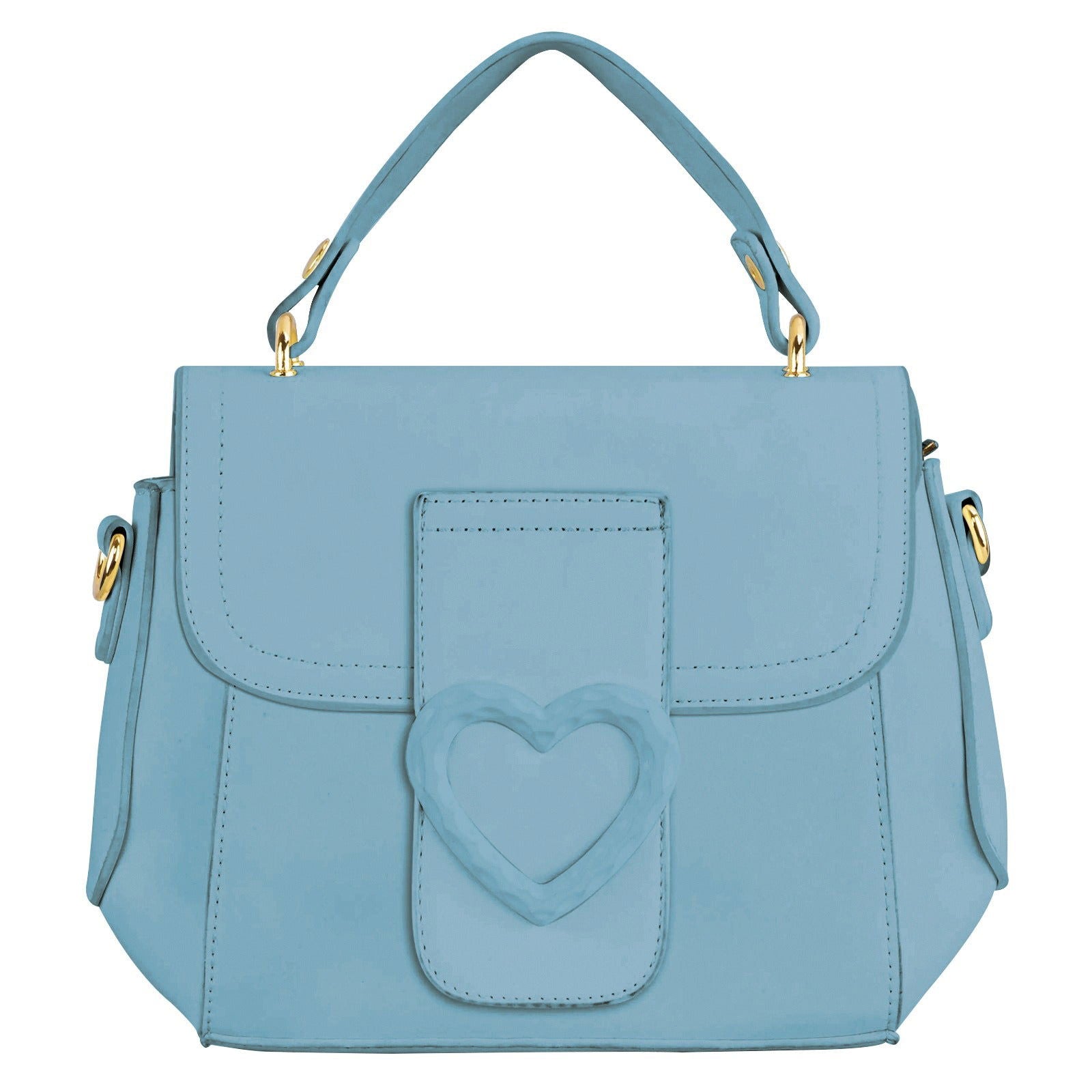 Heart Locked Crossbody Bag for Women