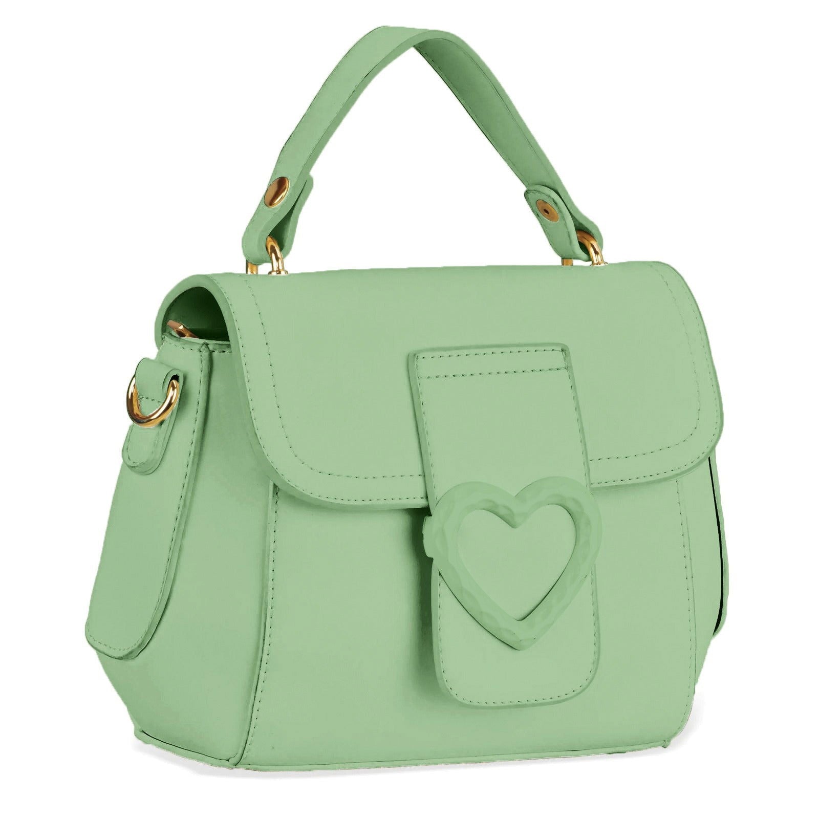 Heart Locked Crossbody Bag for Women