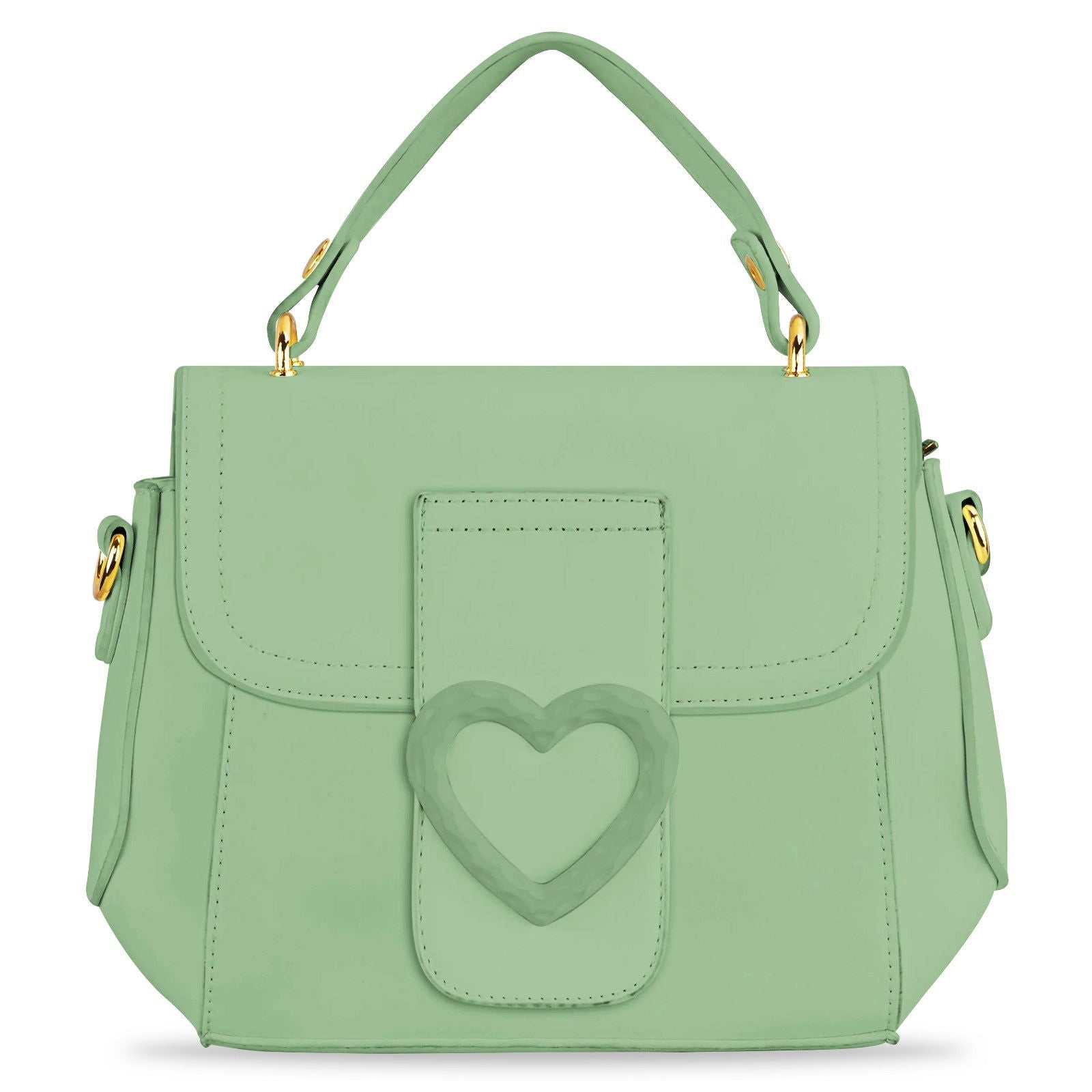 Heart Locked Crossbody Bag for Women
