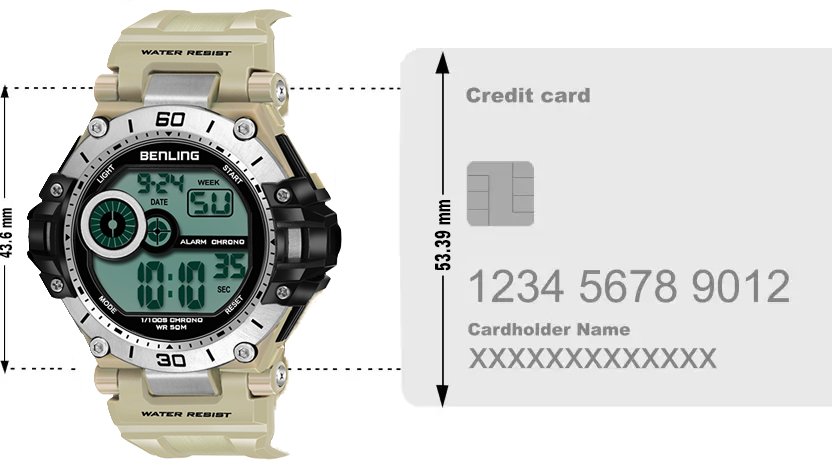 Iconic Digital Watch with Silicon Strap | Calendar | Alarm | Sports – Formal Casual Wear | 6056