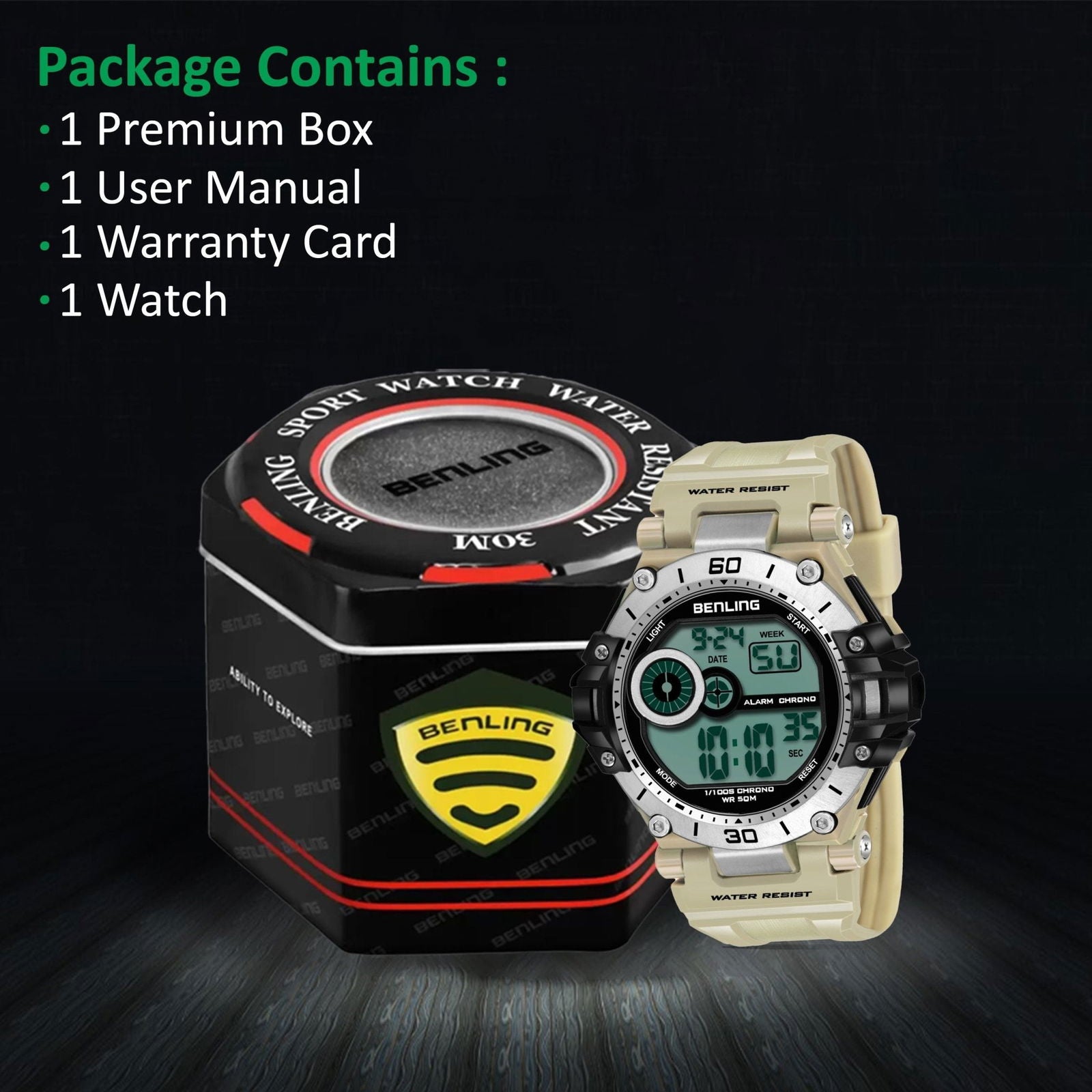 Iconic Digital Watch with Silicon Strap | Calendar | Alarm | Sports – Formal Casual Wear | 6056